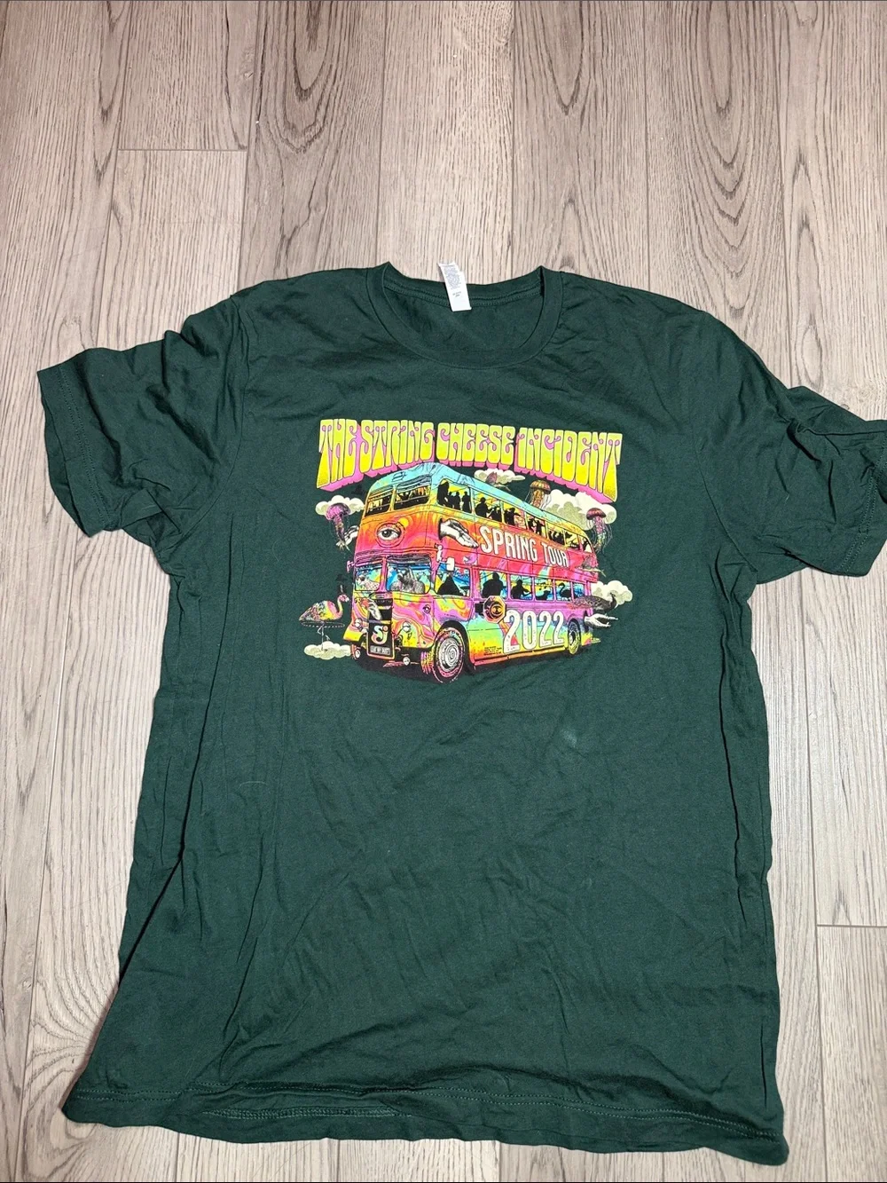 String Cheese Incident Spring Tour 2022 T-shirt XL Green